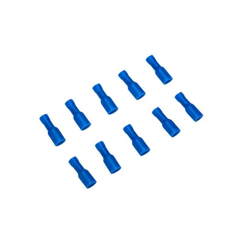 Клемма плоская полностью изолир. (гнездо-5.6мм) 1.5-2.5кв.мм (РППи-м 2.5-(4.8)/FDFD2-187(8)) (блист.10шт) Rexant 06-0394-A