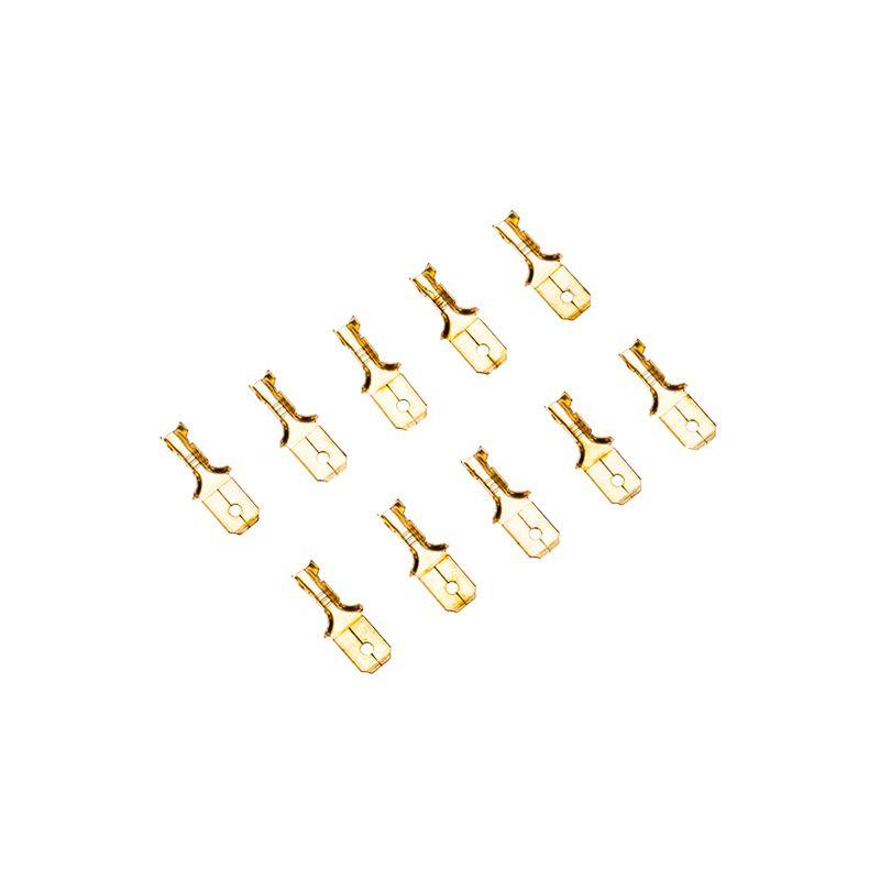 Клемма плоская (штекер-6.3мм) 1-1.5кв.мм (РП-п 1.5-(6.3)/DJ617-6.3B) (блист.10шт) Rexant 06-0398-A