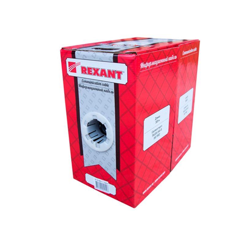 Кабель FTP 4х2х24AWG кат.5е медь OUTDOOR (уп.305м) (в коробке) (м) Rexant 01-0146-1