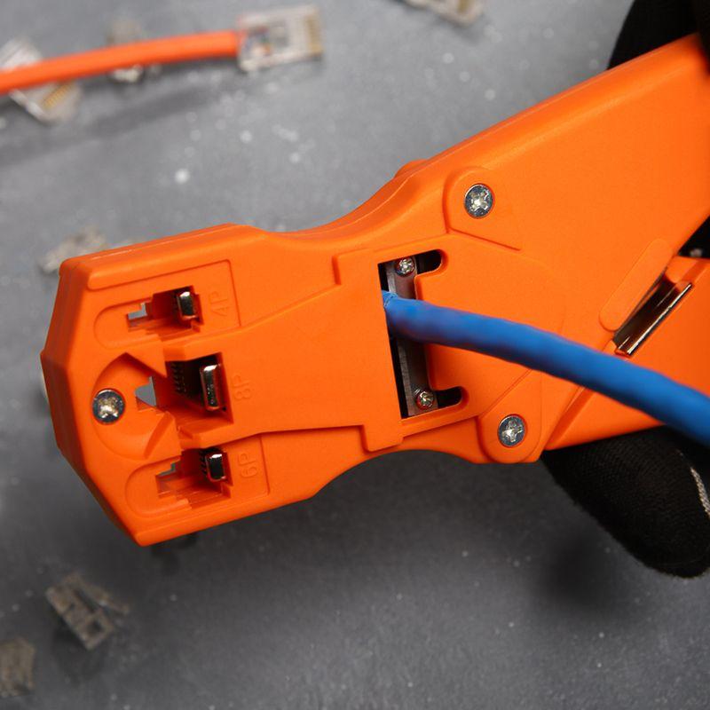 Кримпер для обжима пластиковый 8P8C/6P6C/4P4C (ht-468S) Rexant 12-3443