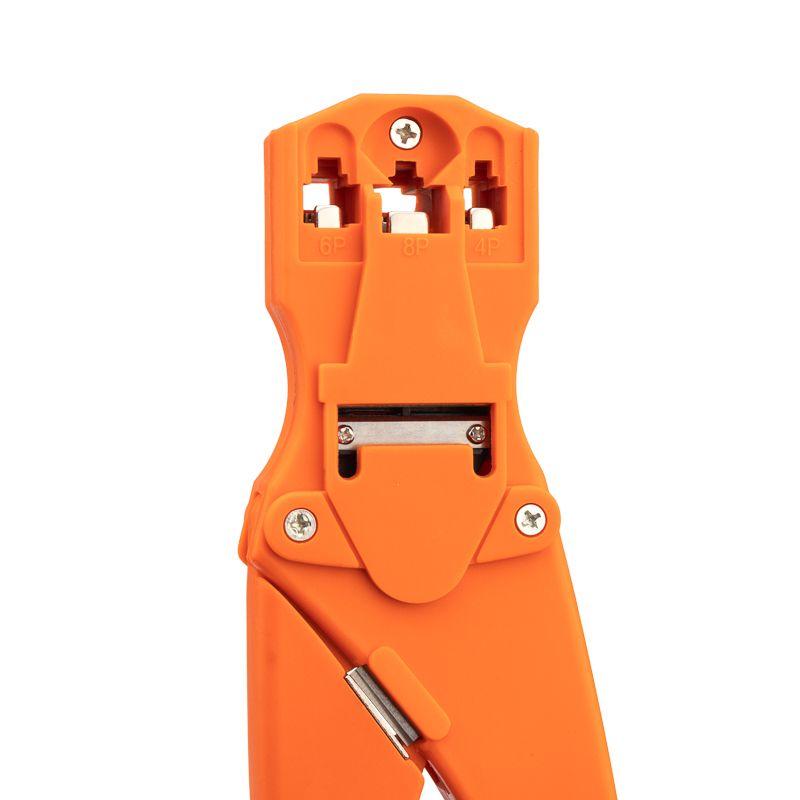 Кримпер для обжима пластиковый 8P8C/6P6C/4P4C (ht-468S) Rexant 12-3443