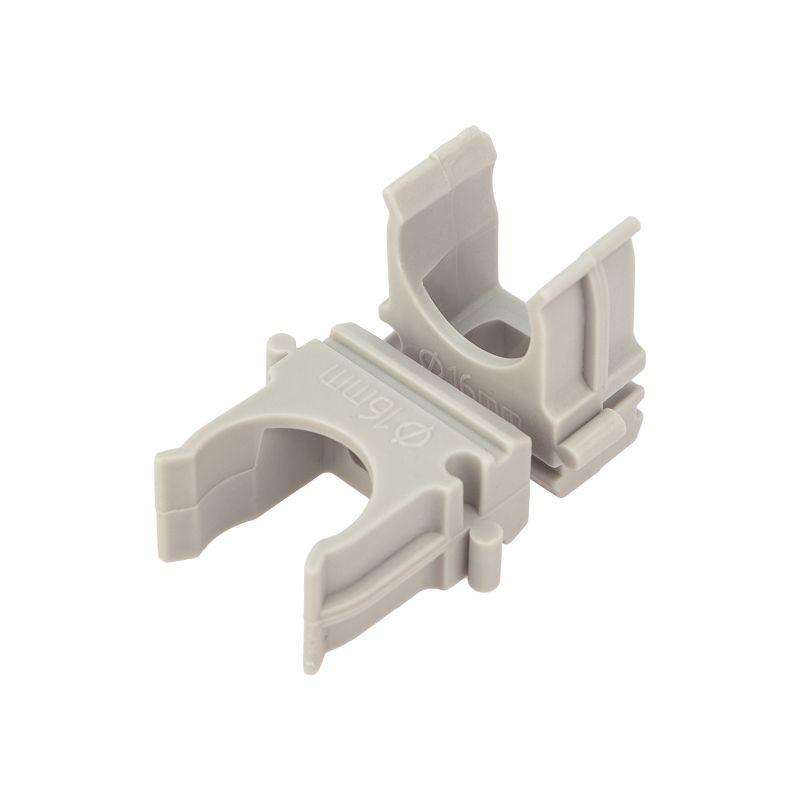 Крепеж-клипса для труб 16мм "ПС" (уп.100шт) Rexant 28-0116-2