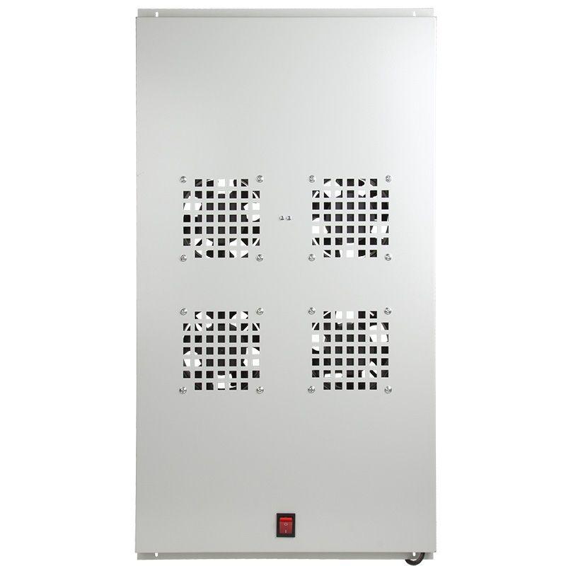 Модуль вентиляторный потолочный с 4-мя вентиляторами без термостата для шкафов Standart с глубиной 1000мм Rexant 04-2602