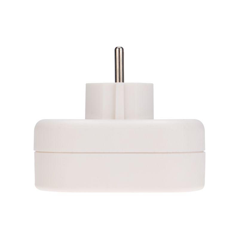 Двойник электрический 16 А с заземл. бел. Rexant 11-1075