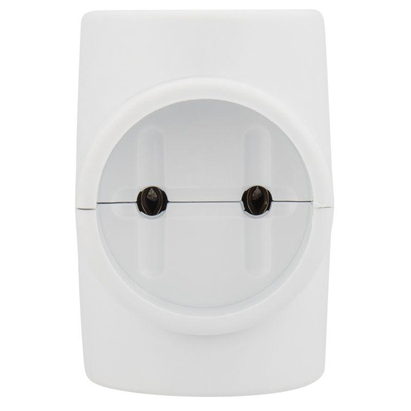 Тройник электрический без заземл. 220В 6A-10A Rexant 11-1081