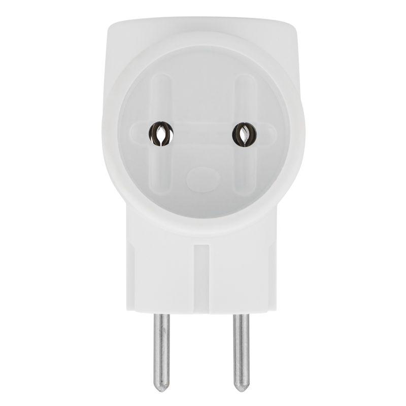 Тройник электрический без заземл. 220В 6A-10A Rexant 11-1081