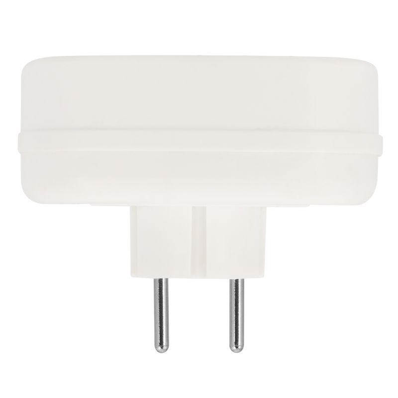 Четверник электрический 6-10А без заземл. бел. Rexant 11-1072