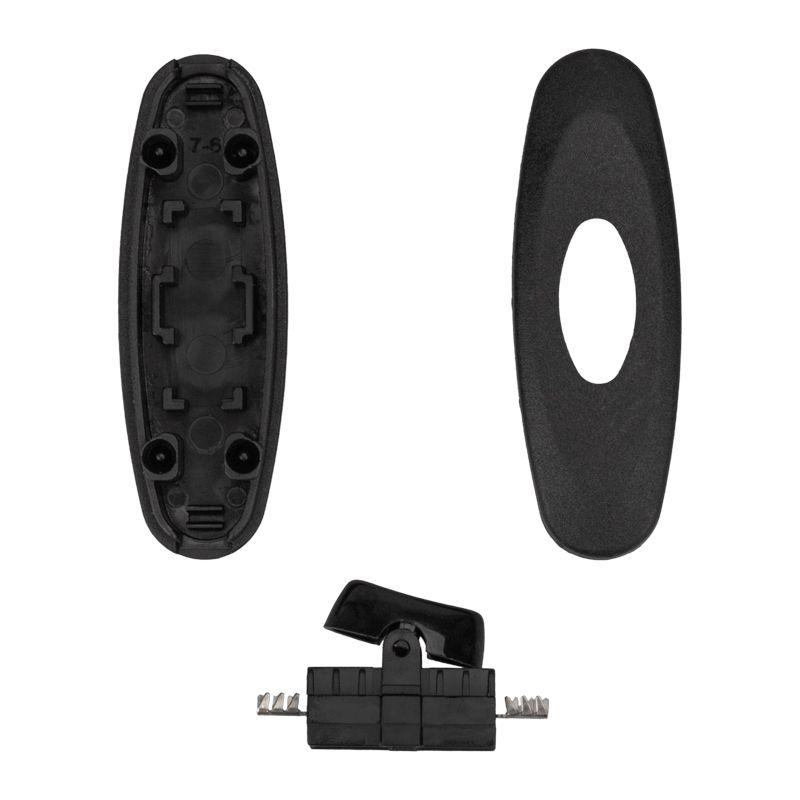 Выключатель-кнопка 250В 2А ON-OFF на электропровод (для лампы) Rexant 36-3018