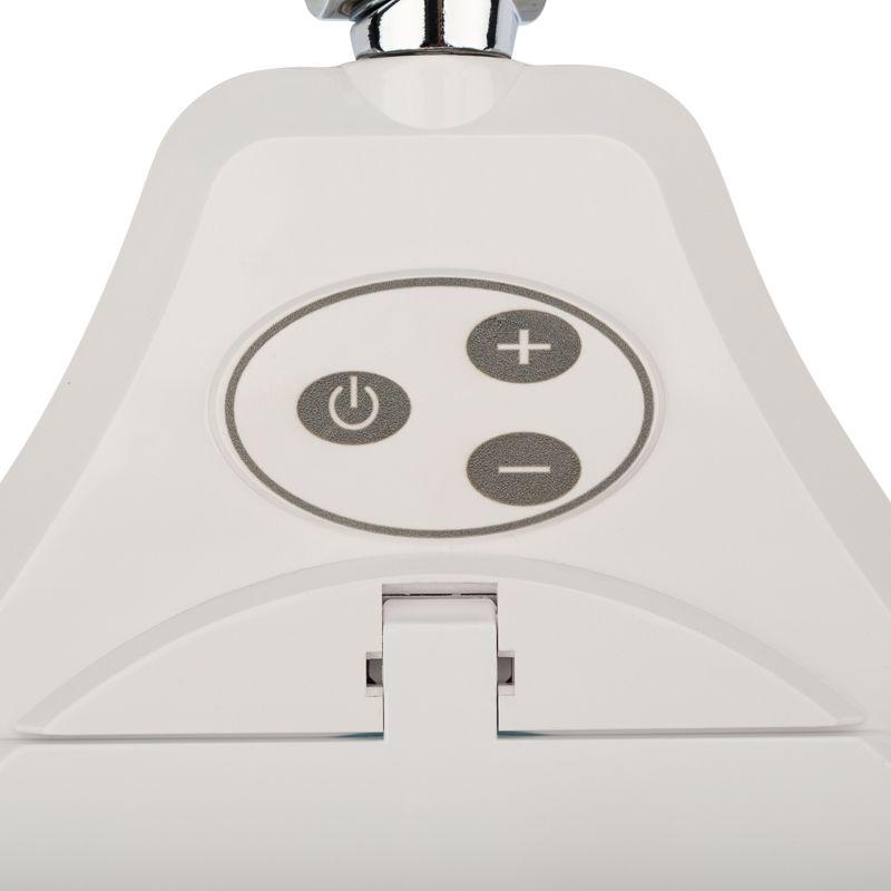 Лупа на струбцине круглая 5D с подсветкой 60LED регулировка яркости бел. Rexant 31-0532