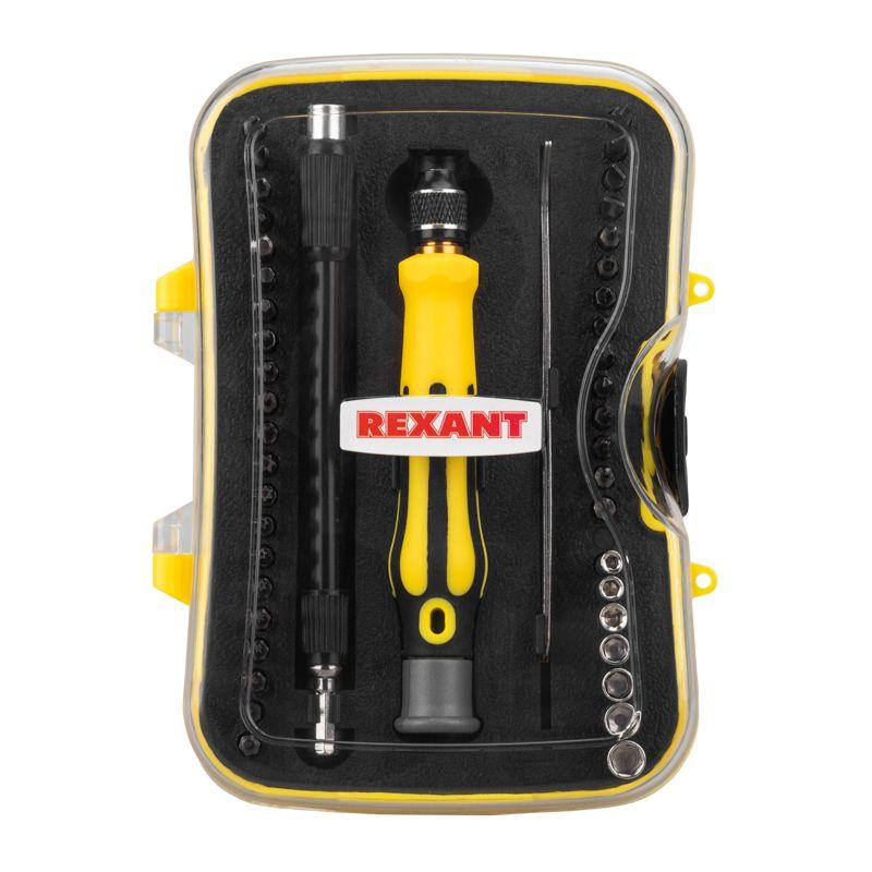 Набор отверток для точечных работ 45 предметов Rexant 12-4706