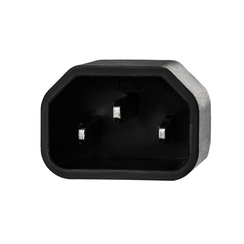 Шнур сетевой гнездовой разъем C13-штыревой разъем C14 1.5 м Rexant 11-1161