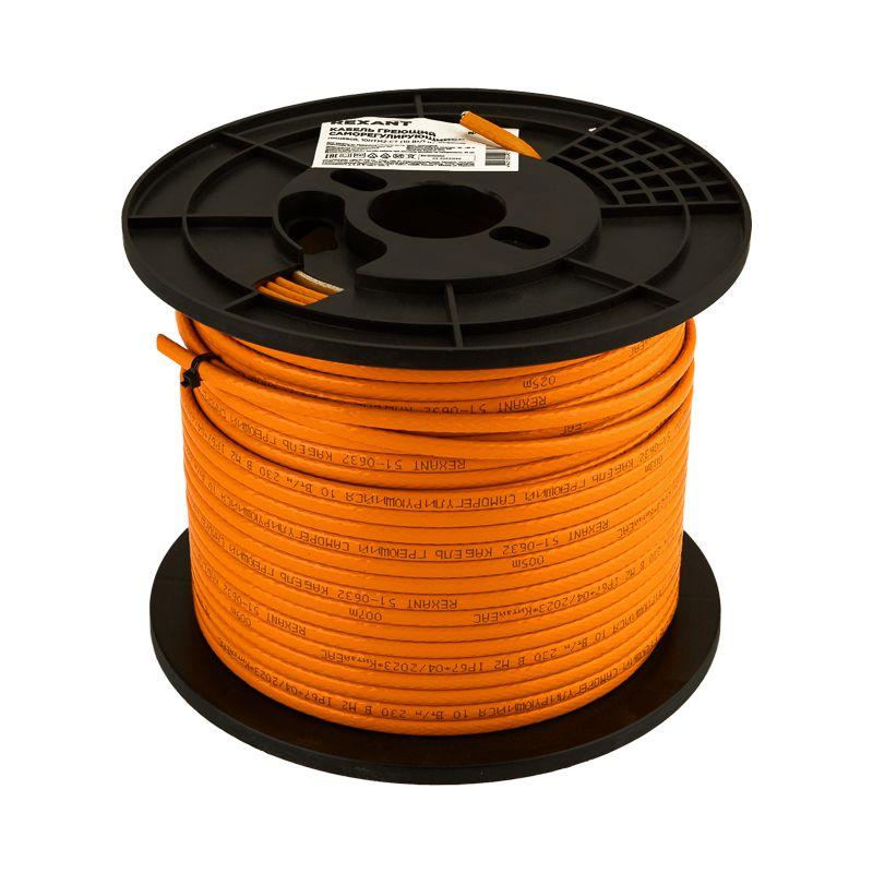 Кабель нагрев. саморег. 10HTM2-CT (10Вт/1м) 100м Rexant 51-0632