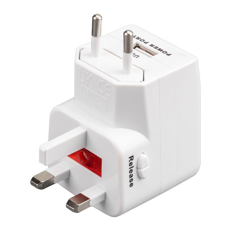 Адаптер сетевой "Путешественник" с USB Rexant 11-1051