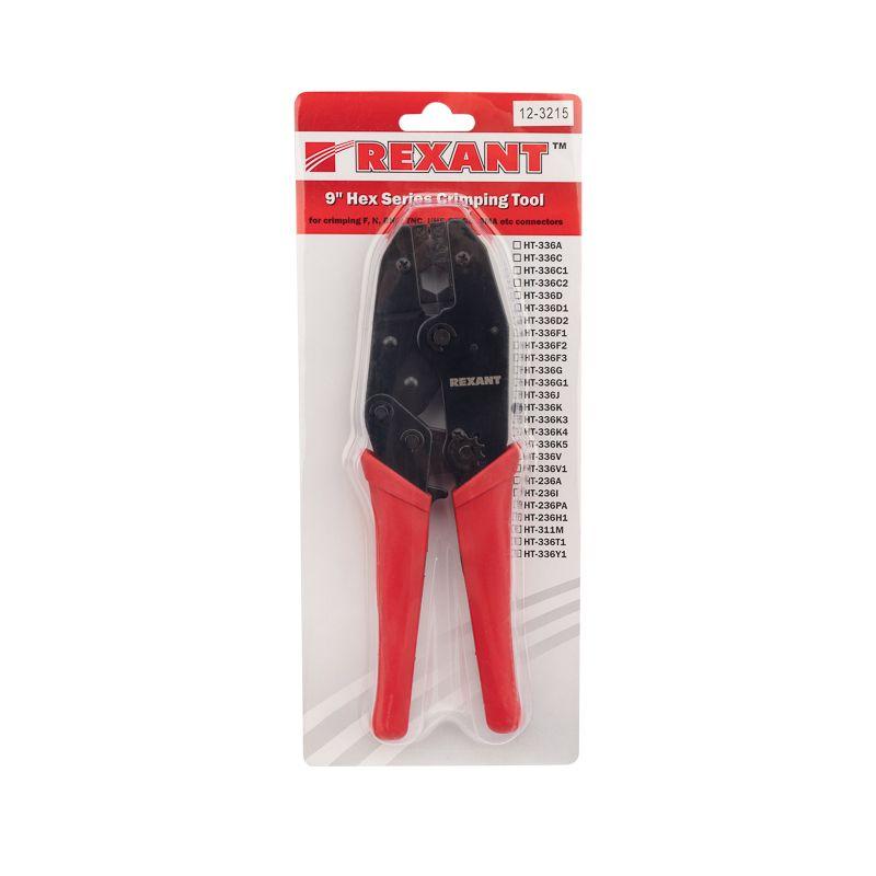 Кримпер для обжима F и BNC разъемов RG-8 RG-11 RG-174 RG-179 RG-213 (ht-301 K) Rexant 12-3215