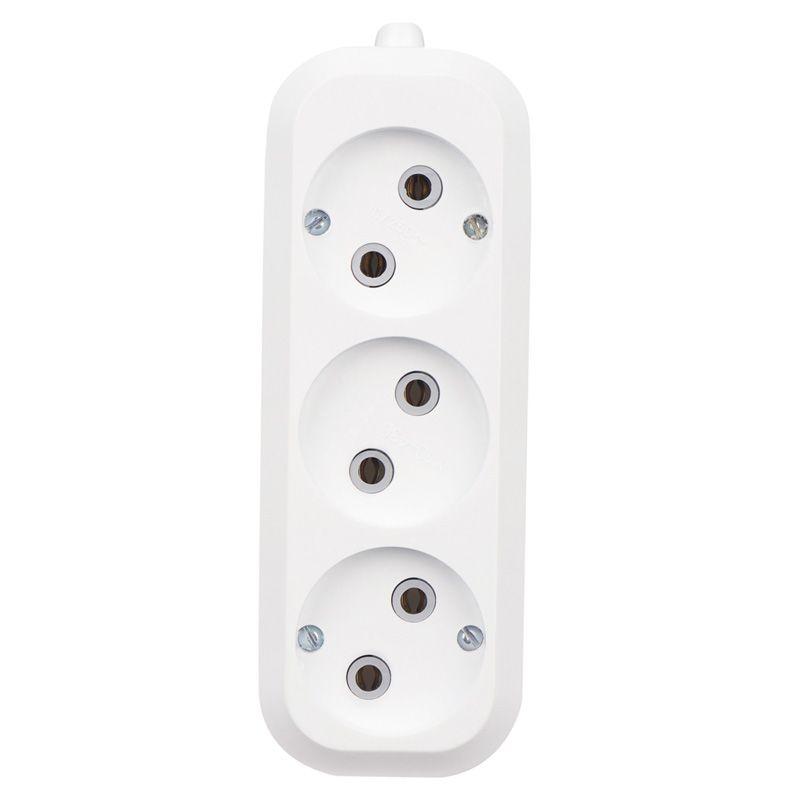 Колодка 3 гнезда без заземл. Rexant 11-8703