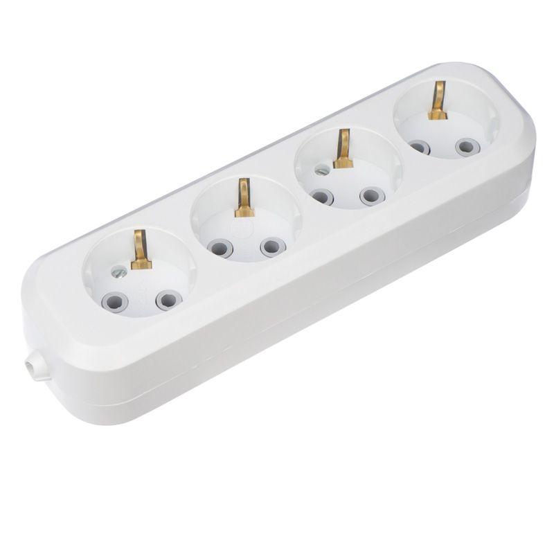 Колодка 4-м с заземл. Rexant 11-8707