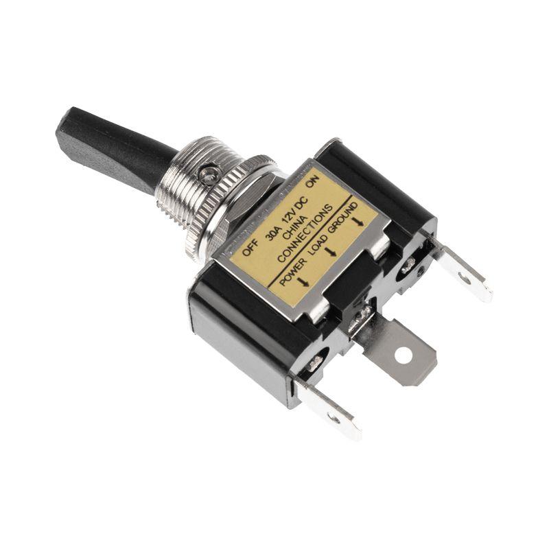 Тумблер 12В 30А (3c) ON-OFF 1п с красн. LED подсветкой (ASW-07D-2) блист. Rexant 06-0334-B