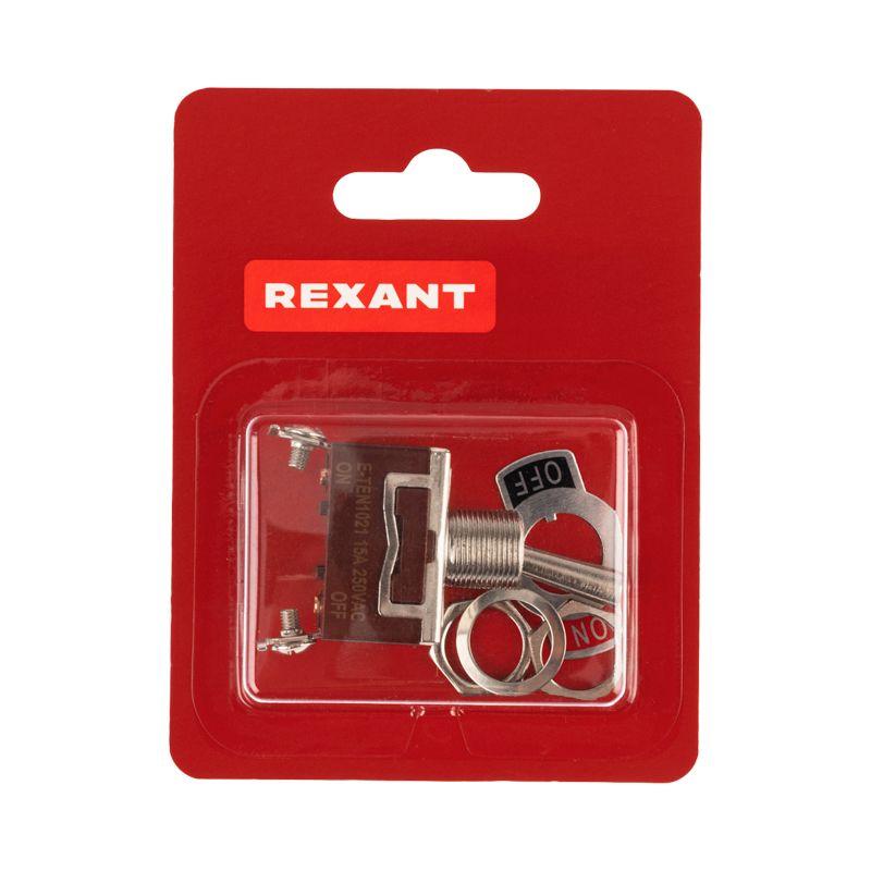 Тумблер 250В 15А (2c) ON-OFF 1п (KN-101) блист. Rexant 06-0324-A