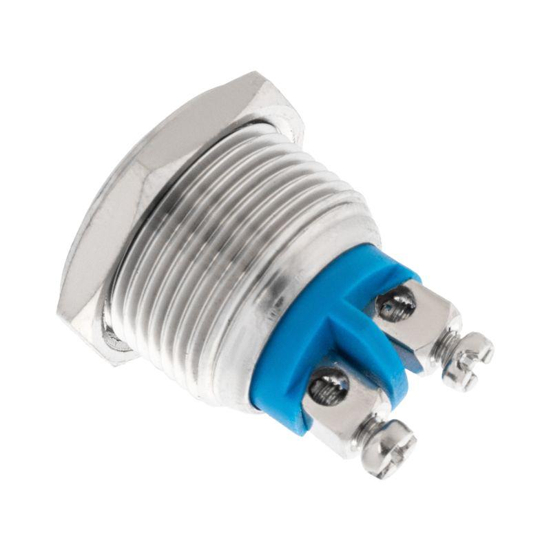 Кнопка антивандальная d16 без фикс. (2c винт) (ON)-OFF сфера (A16-A2) блист. Rexant 06-0347-A