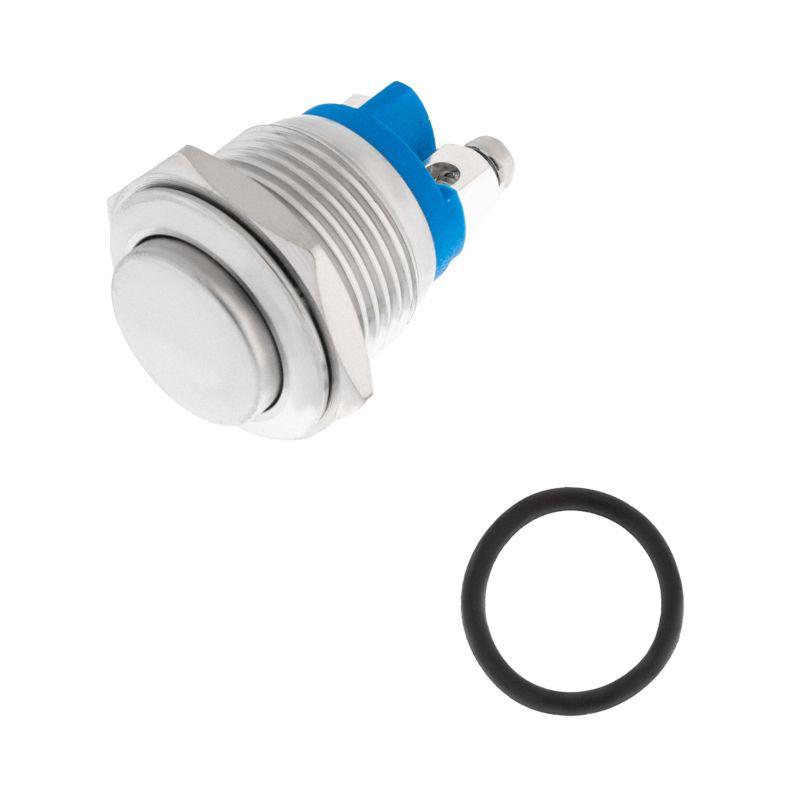 Кнопка антивандальная d16 без фикс. (2с винт) (ON)-OFF выпуклая (A16-A3) блист. Rexant 06-0348-A