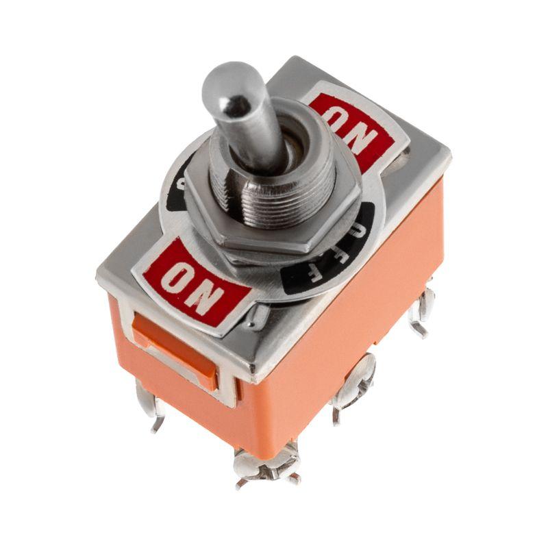 Тумблер 250В 15А (6c) ON-OFF-ON 2п (KN-203) блист. Rexant 06-0328-B