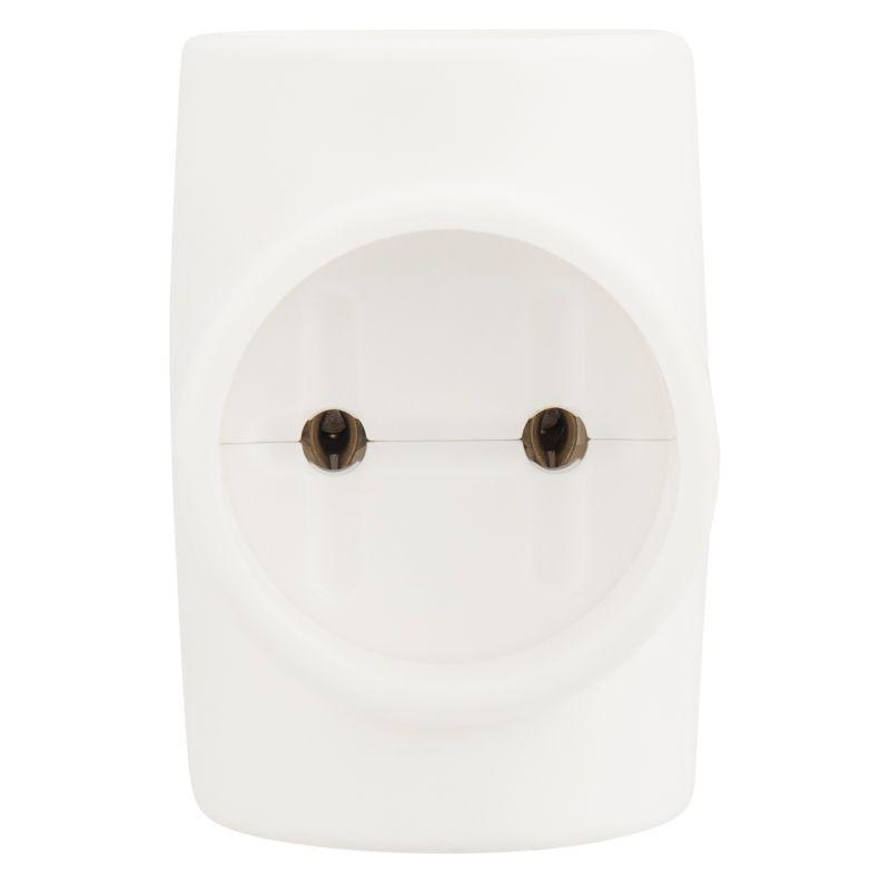 Евротройник электрический без заземл. 220В 6A-10A (инд. упак.) Rexant 11-1068