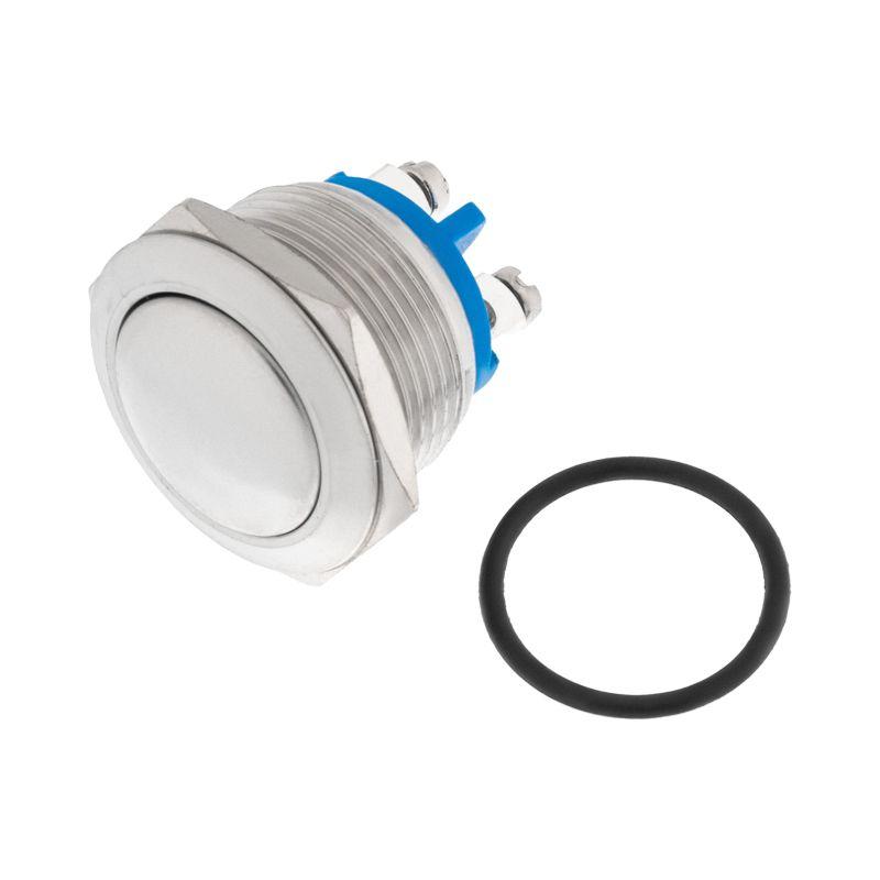 Кнопка антивандальная d19 без фикс. (2с винт) (ON)-OFF сфера (PBS-28В A19-A2) блист. Rexant 06-0357-B