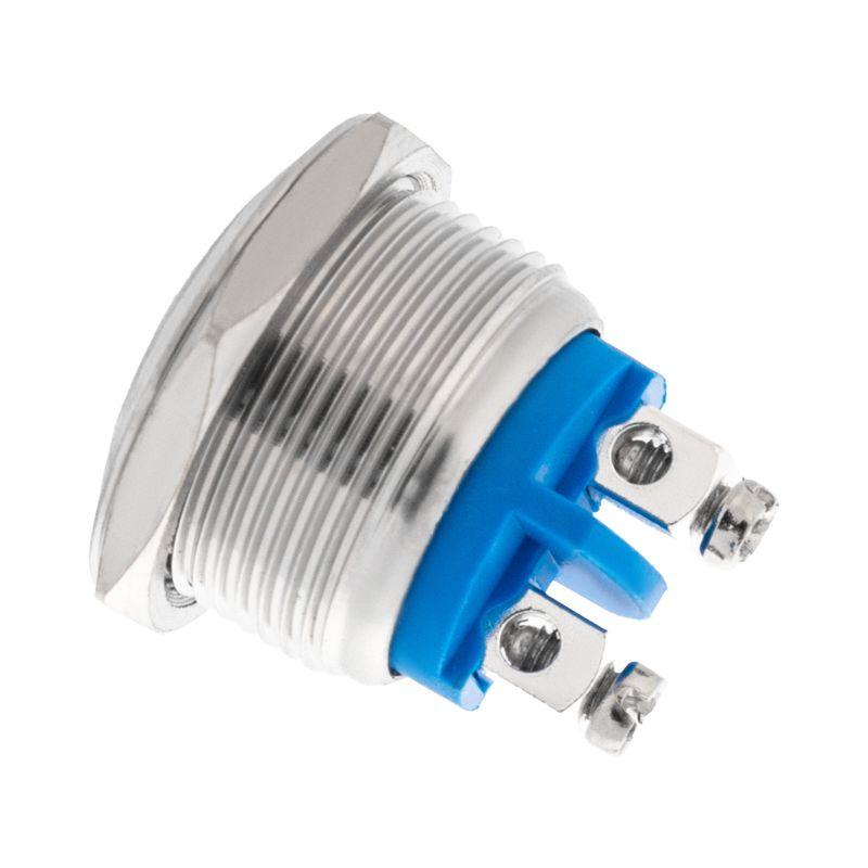 Кнопка антивандальная d19 без фикс. (2с винт) (ON)-OFF сфера (PBS-28В A19-A2) блист. Rexant 06-0357-B