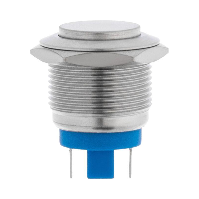 Кнопка антивандальная d19 без фикс. (2с) (ON)-OFF выпуклая (PBS-28В-4) блист. Rexant 06-0358-B