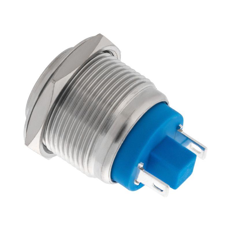 Кнопка антивандальная d19 без фикс. (2с) (ON)-OFF выпуклая (PBS-28В-4) блист. Rexant 06-0358-B