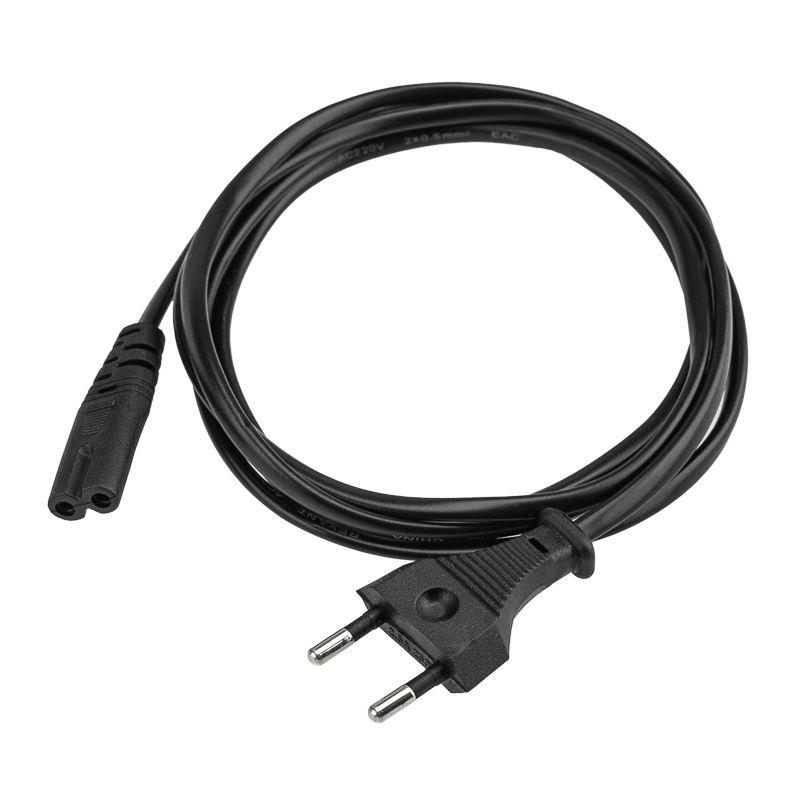 Шнур сетевой 1.8м 2x0.5кв.мм Rexant 11-1101