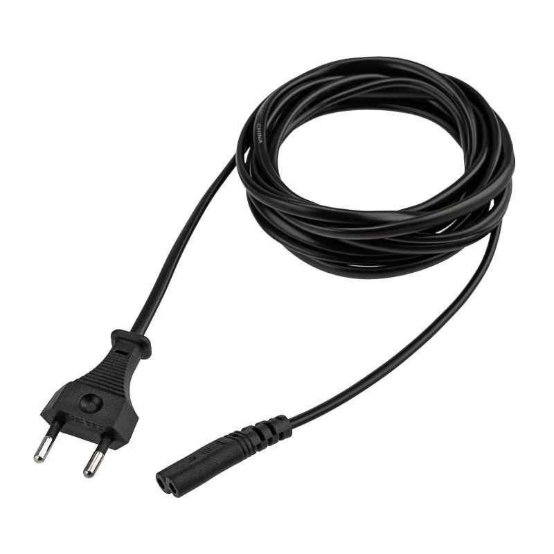 Шнур сетевой 3м 2x0.5кв.мм Rexant 11-1105