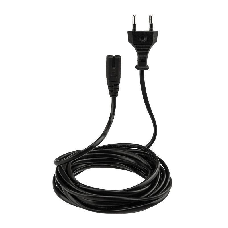 Шнур сетевой 5м 2х0.5кв.мм Rexant 11-1106