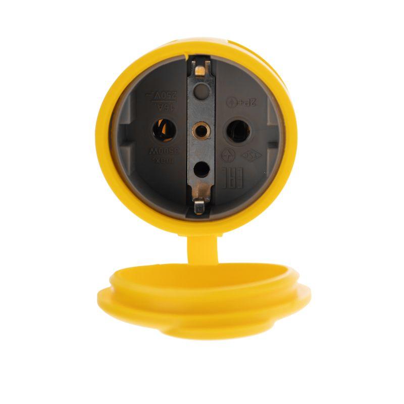 Шнур сетевой Евро 0.75кв.мм 3м (PE) (с заземлением) Rexant 11-1122