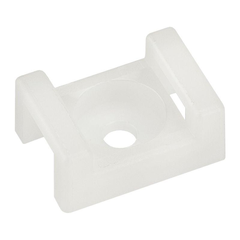 Площадка для крепления стяжки 22х16мм бел. (уп.10шт) Rexant 07-2102-10