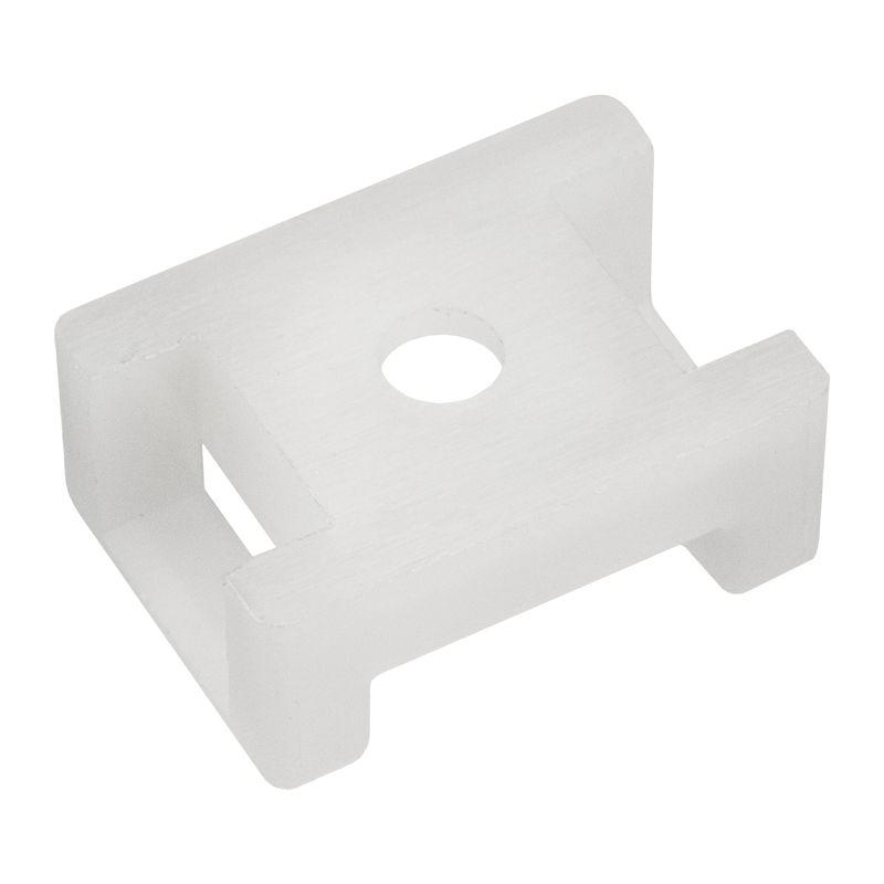 Площадка для крепления стяжки 22х16мм бел. (уп.10шт) Rexant 07-2102-10