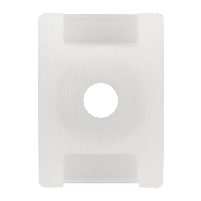 Площадка для крепления стяжки 22х16мм бел. (уп.10шт) Rexant 07-2102-10