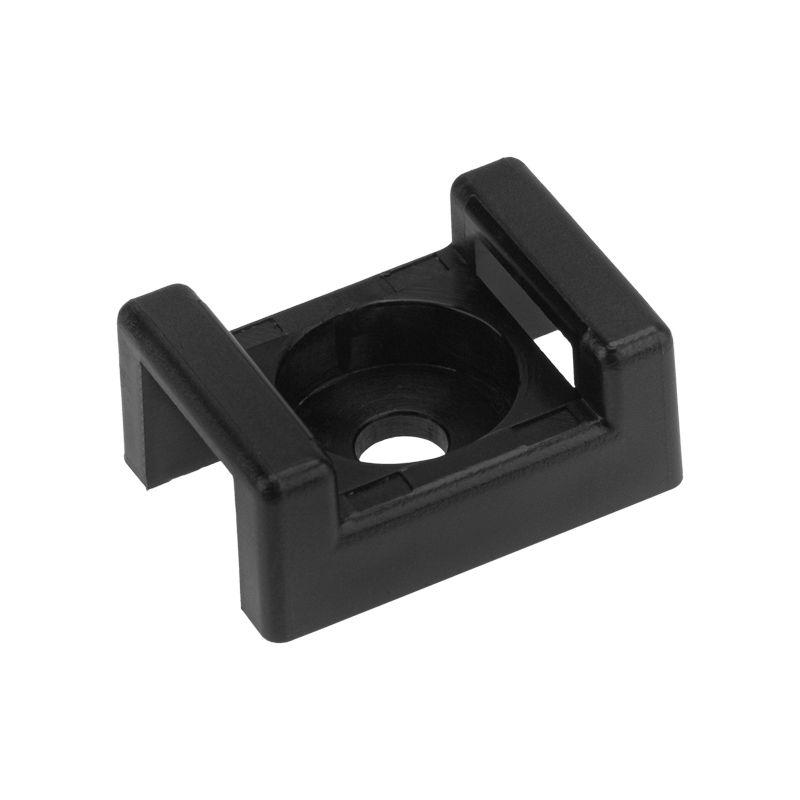 Площадка для крепления стяжки 22х16мм черн. (уп.10шт) Rexant 07-2103-10