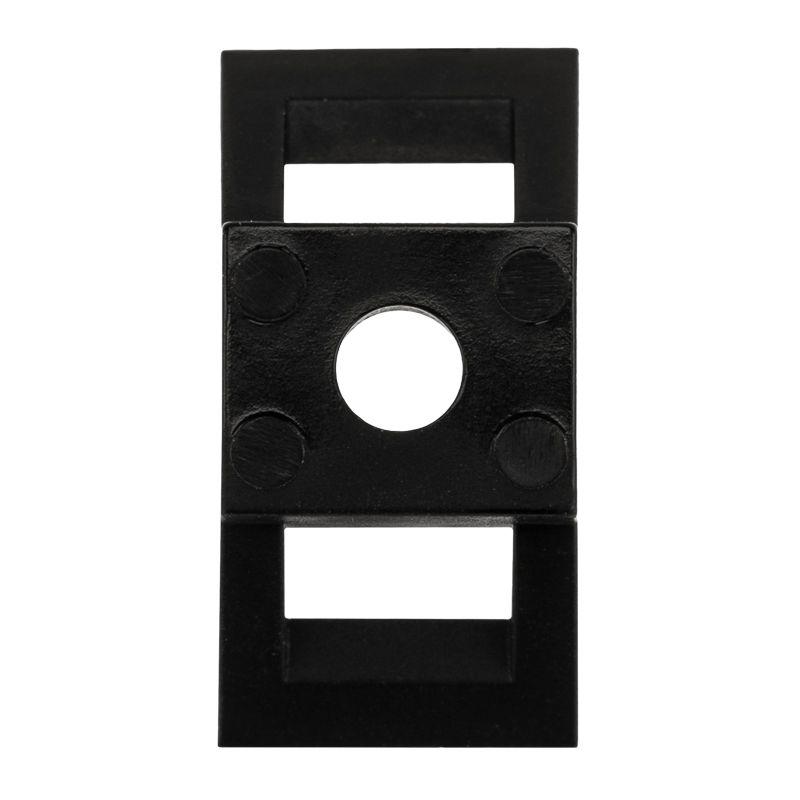 Площадка для крепления стяжки 29х15мм (ПС-4) черн. (уп.100шт) Rexant 07-2105