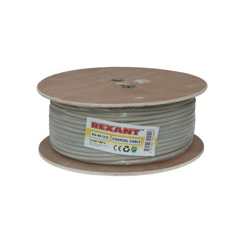 Кабель RG-8X (75%) 50Ом С (уп.100м) Rexant 01-2021