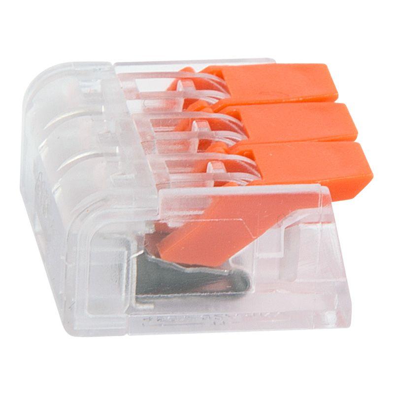 Клемма универсальная компактная 3-проводная до 4.0кв.мм (уп.5шт) Rexant 07-5207