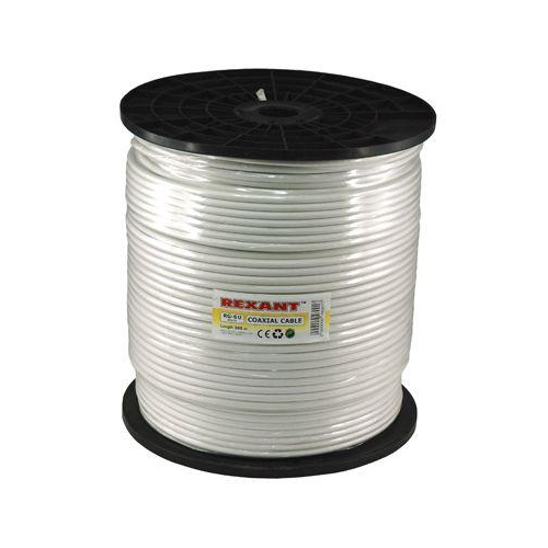 Кабель RG-6U (64%) 75Ом Б (уп.305м) Rexant 01-2203