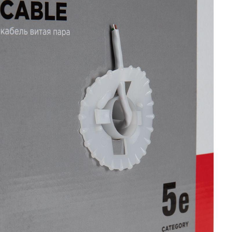 Кабель UTP 4х2х24AWG кат.5е медь бухта (м) Rexant 01-0043