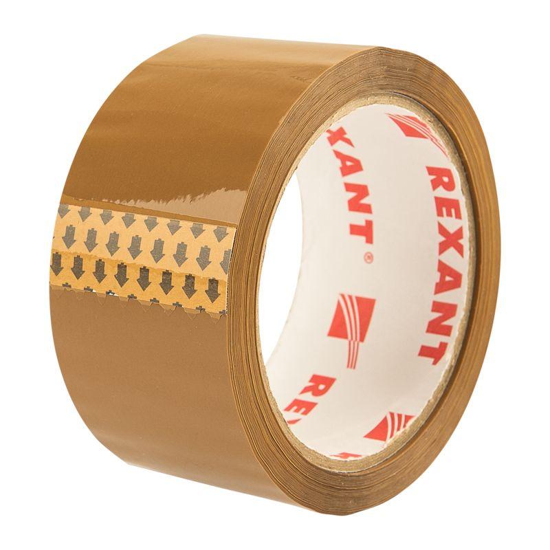 Скотч упаковочный 48ммx66м 50мкм корич. Rexant 09-4212