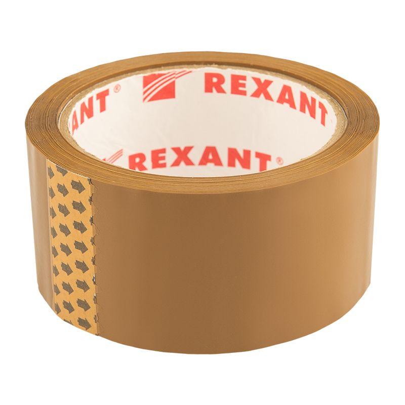 Скотч упаковочный 48ммx66м 50мкм корич. Rexant 09-4212