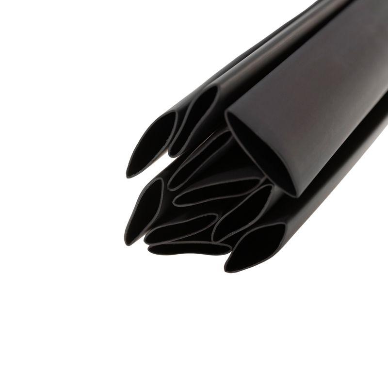 Трубка термоусадочная 18.0/6.0 1м с клеев. подсл. черн. REXANT 21-9008