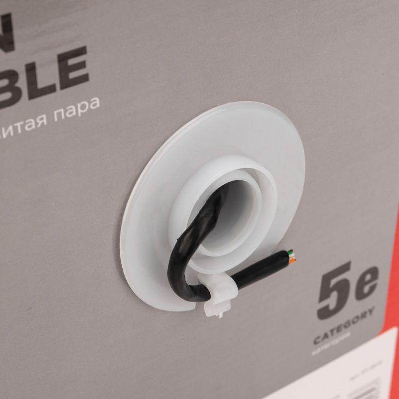 Кабель UTP 4х2х24AWG кат.5е медь наружн. прокл. бухта (м) Rexant 01-0045