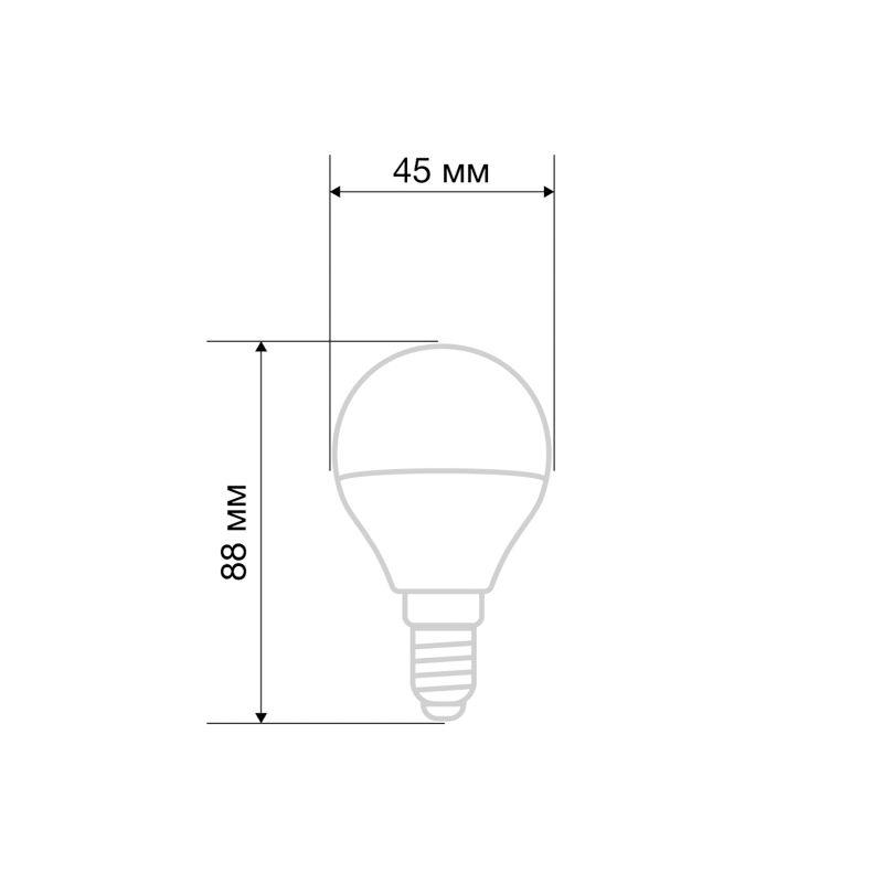 Лампа светодиодная 11.5Вт GL шар 6500К холод. бел. E14 1093лм Rexant 604-209