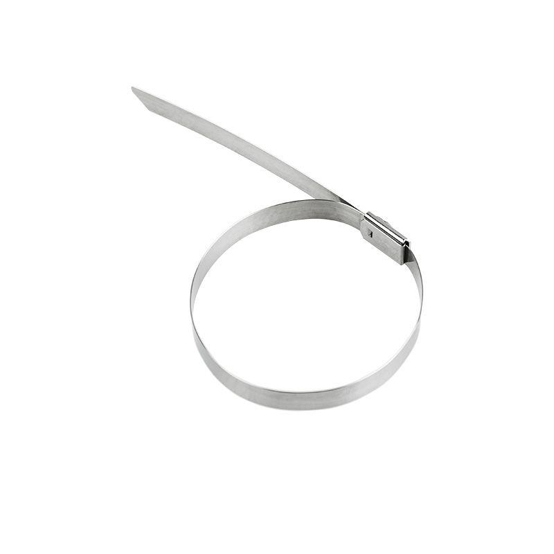 хомут-стяжка стальной 200x7,9 мм, (1уп - 100шт)