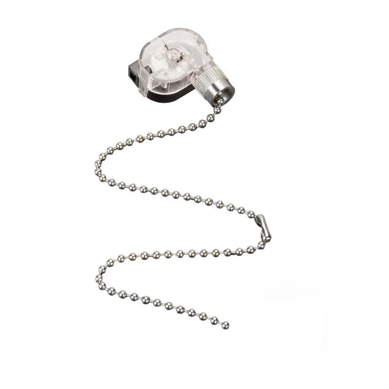 Выключатель для настенного свет. с цепочкой 270мм серебр. Rexant 32-0101